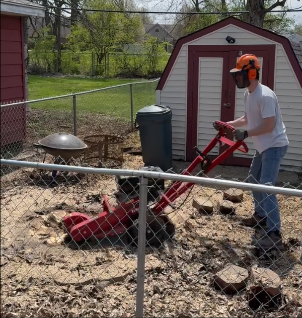 Stump removal service